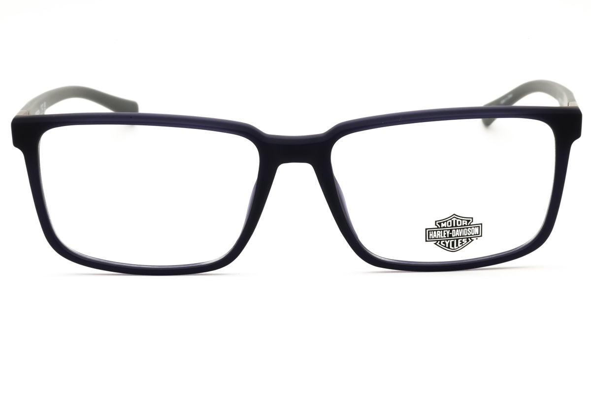 Harley Davidson HD50097-091 matte blue Rectangular Eyeglasses 59mm Eyeglasses