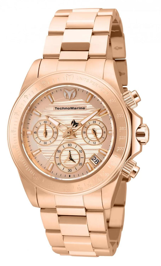 TechnoMarine TM-219017 TM-219017 Watch - Blue Dial Stainless Steel Band