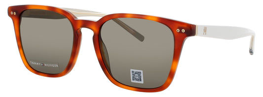 Tommy Hilfiger TH-2158/S-0UC/IR RED HAVANA  Men's Sunglasses 52mm