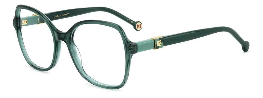 Carolina Herrera HER-0275 1ED Green Rectangle Eyeglasses 54mm Eyeglasses