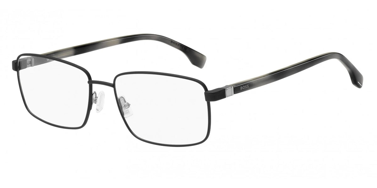 Hugo Boss BOSS1495-I21-57 Black Havana Grey Rectangle Eyeglasses 57mm Eyeglasses