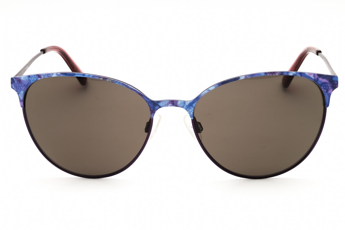 Bebe BB7244-501 PLUM Round Sunglasses 57mm Sunglasses