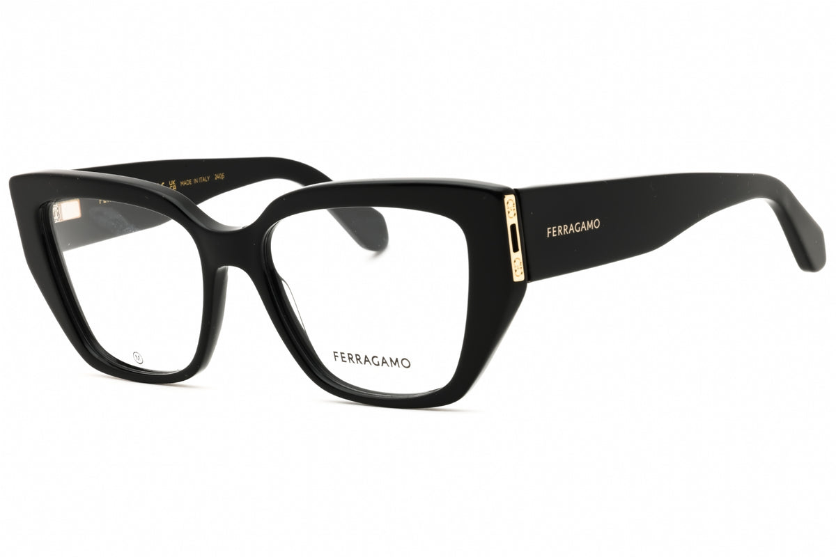 Salvatore Ferragamo SF2972-001 Black Cat eye Eyeglasses 54mm Eyeglasses