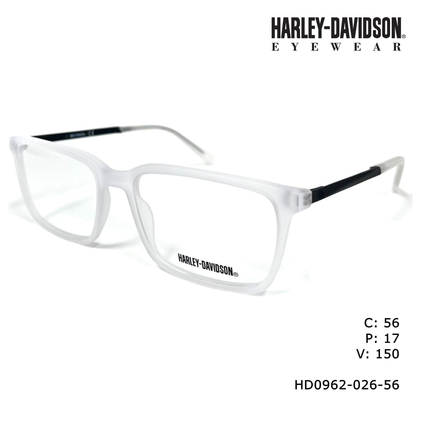 Harley Davidson HD0962-026-56 56mm New Eyeglasses