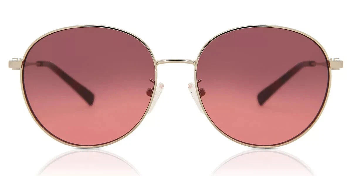 Michael Kors 0MK1119-101420-57 Light Gold Round SUNGLASSES 57mm Sunglasses