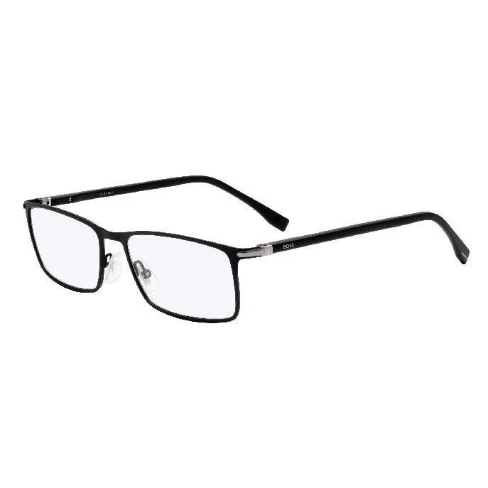Hugo Boss BOSS1006/IT-003-55 Matte Black Rectangle Eyeglasses 55mm Eyeglasses