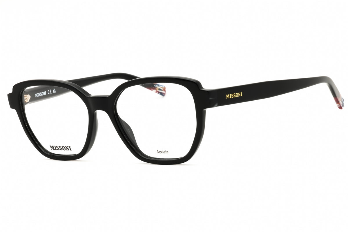 Missoni MIS 0134-0807 00 BLACK Round Eyeglasses 52mm Eyeglasses