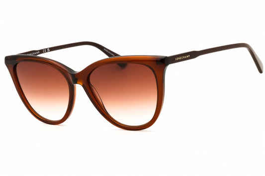 Longchamp LO718S-201 Brown Cat Eye Sunglasses 56mm