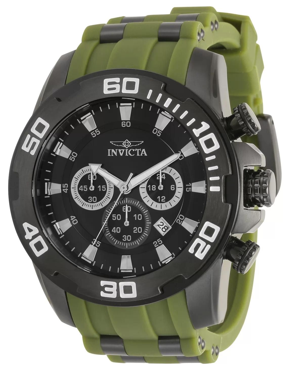 Invicta 35399 35399 Watch - Black Dial Silicone Band