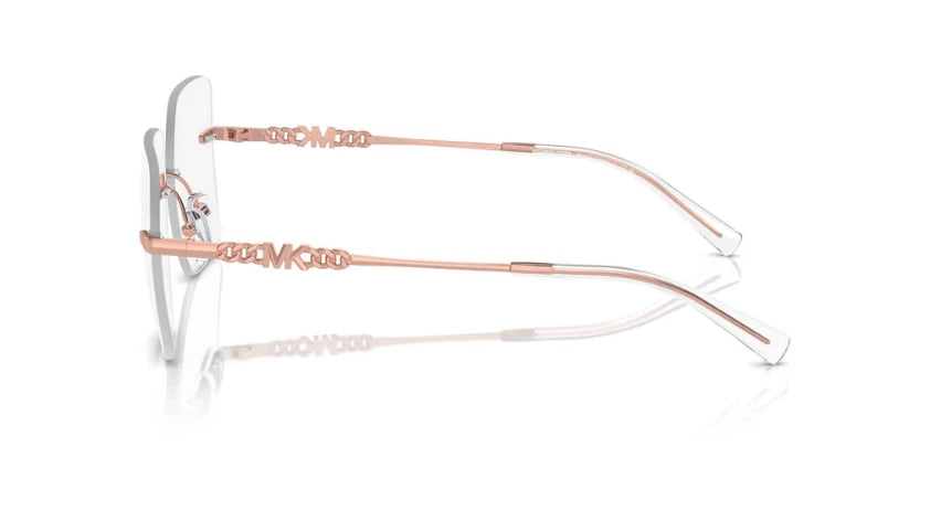 Michael Kors 0MK3078-1108-54 Gold Square EYEGLASSES 54mm Eyeglasses