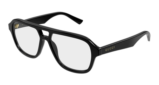 Gucci GG2183o-001 eyeglasses in black frame with clear lenses