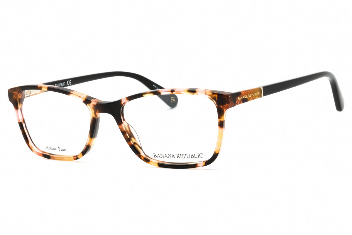 Banana Republic BR 207-0S0R 00 BROWN HVN PINK Rectangular Eyeglasses 50mm Eyeglasses