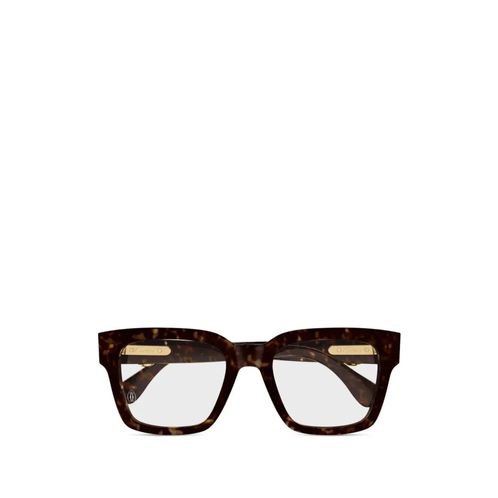 Cartier CT0640O-003 Havana Havana Rectangular Eyeglasses 53mm Eyeglasses