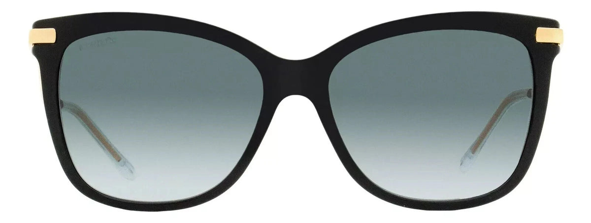Jimmy Choo 0STEFF-S-807-55 Black/Gold Pillow SUNGLASSES 55mm Sunglasses