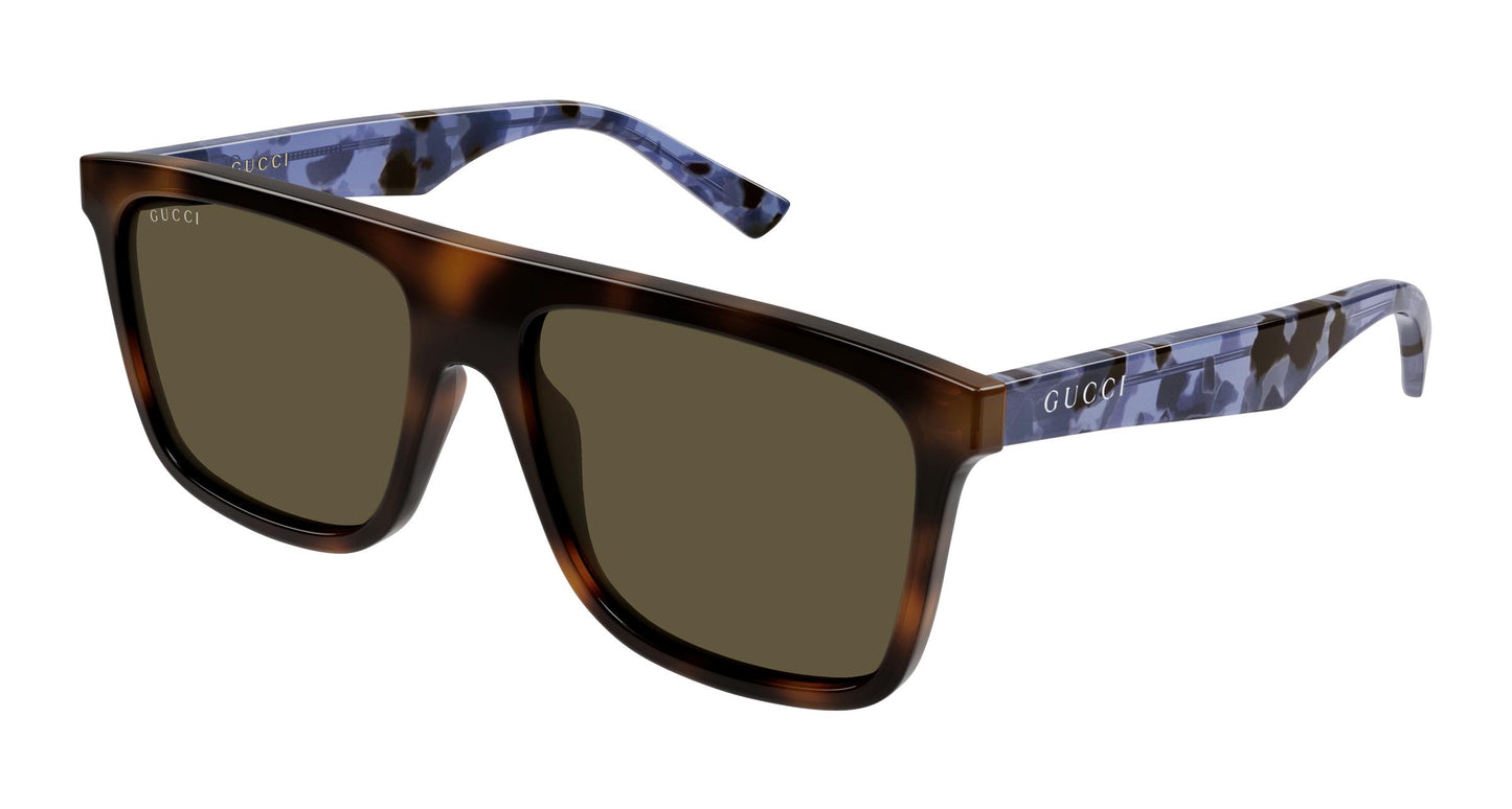 Gucci GG2182S-003 sunglasses in brown frame with havana blue brown lenses