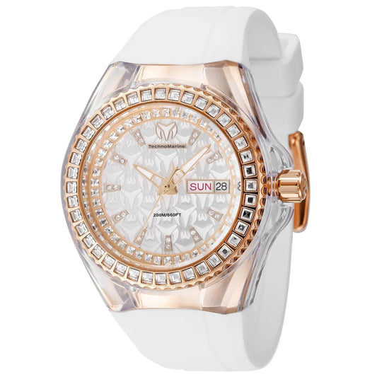 TechnoMarine TM-121173 TM-121173 Watch - Silver Dial Leather Band