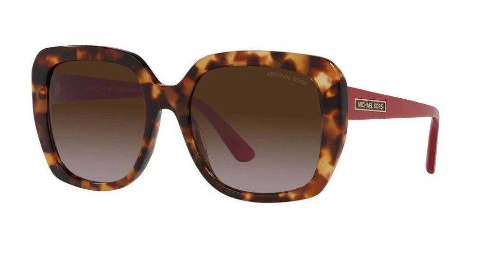 Michael Kors 0MK2140-302813-55 Brown Square SUNGLASSES 55mm Sunglasses