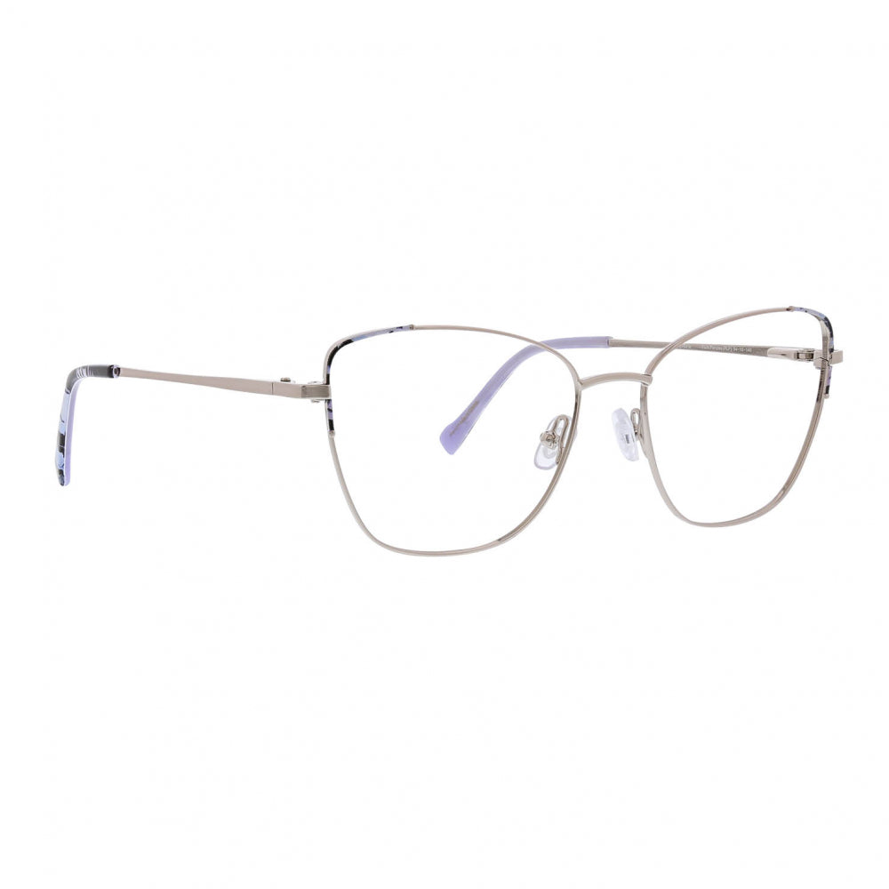 Vera Bradley Eveana Plum Pansies 5416 54mm New Eyeglasses