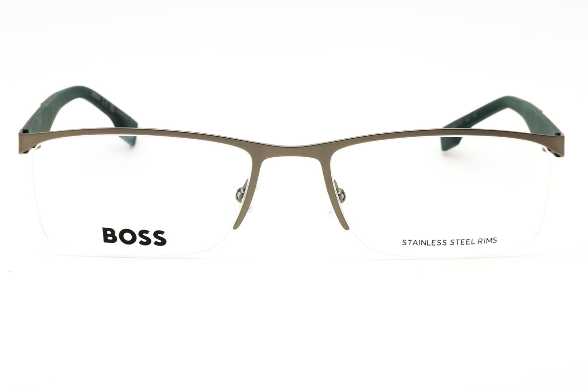 Hugo Boss BOSS 1770-06LB 00 RUTHENIUM Rectangular Eyeglasses 58mm Eyeglasses