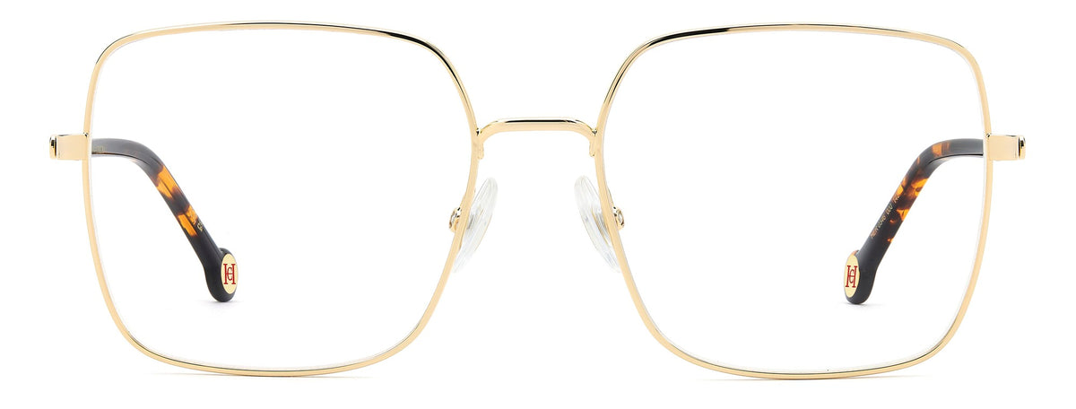 Carolina Herrera HER0346-000-55 Gold Havana Rectangle Eyeglasses 55mm Eyeglasses