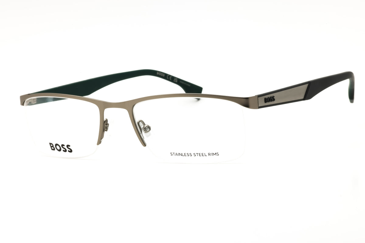 Hugo Boss BOSS 1770-06LB 00 RUTHENIUM Rectangular Eyeglasses 58mm Eyeglasses
