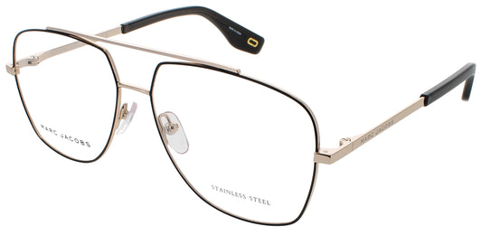 Marc Jacobs MARC-271-0RHL-58 eyeglasses in black frame with clear lenses