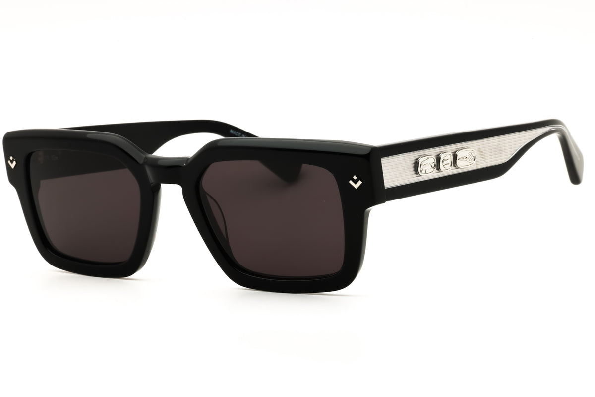 Lacoste L6071S-001 BLACK Rectangular Sunglasses 52mm Sunglasses