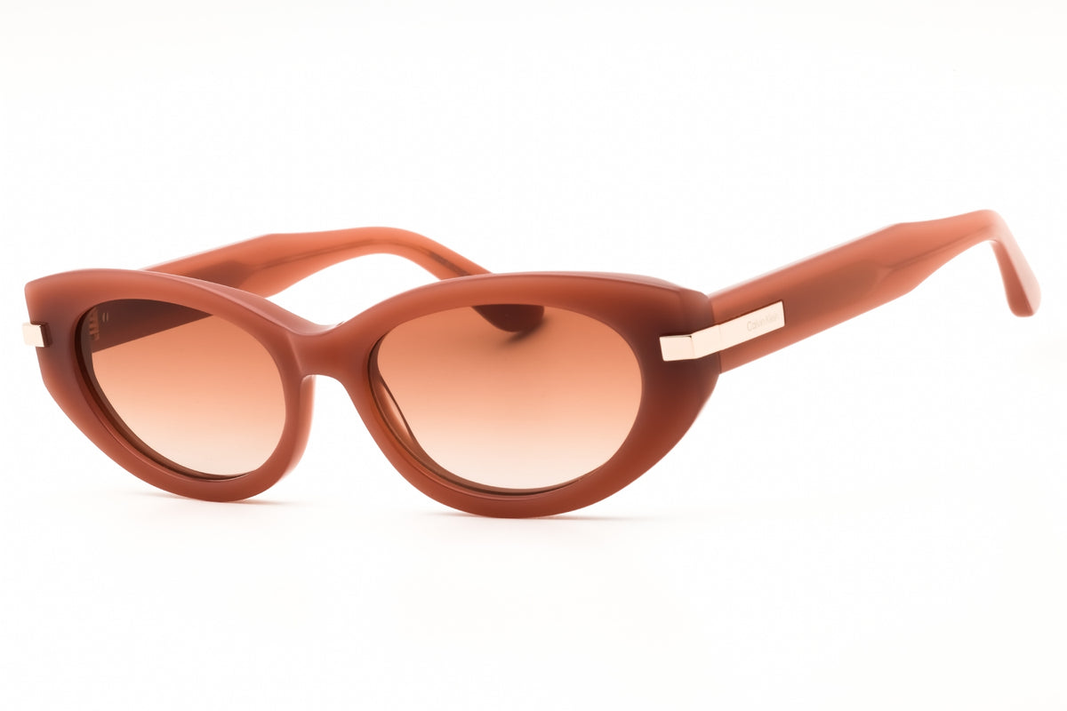 Calvin Klein CK25502SN-601 OPALINE ROSE Cat eye Sunglasses 54mm