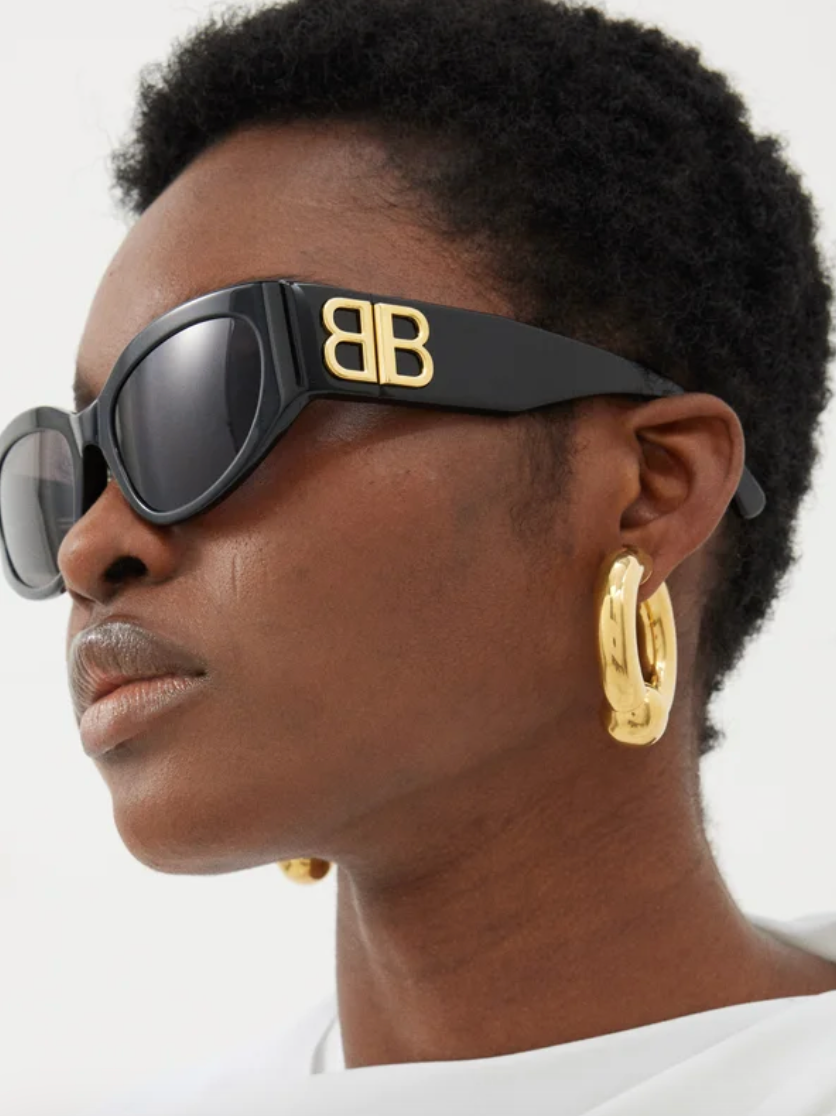 Balenciaga BB0324SK-002 55mm New Sunglasses