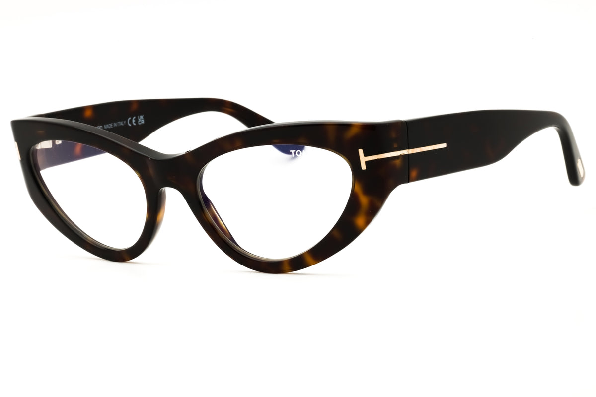 Tom Ford FT6134-B-052 dark havana Cat eye Eyeglasses 55mm