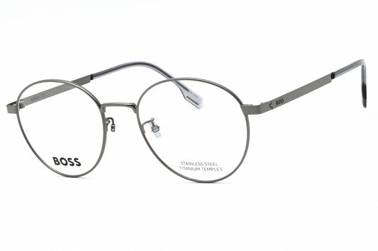 Hugo Boss BOSS 1475/F-0KJ1 00 eyeglasses in dk ruthenium frame with clear lenses