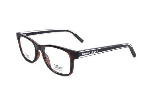 Tommy Hilfiger TJ-0079-086-52 eyeglasses in havana frame with clear lenses