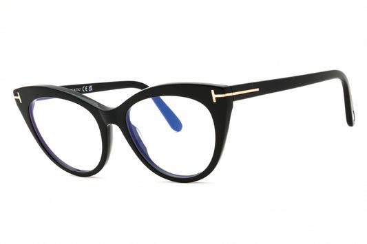 Tom Ford FT6091-B-001 Black Cat Eye Eyeglasses 53mm