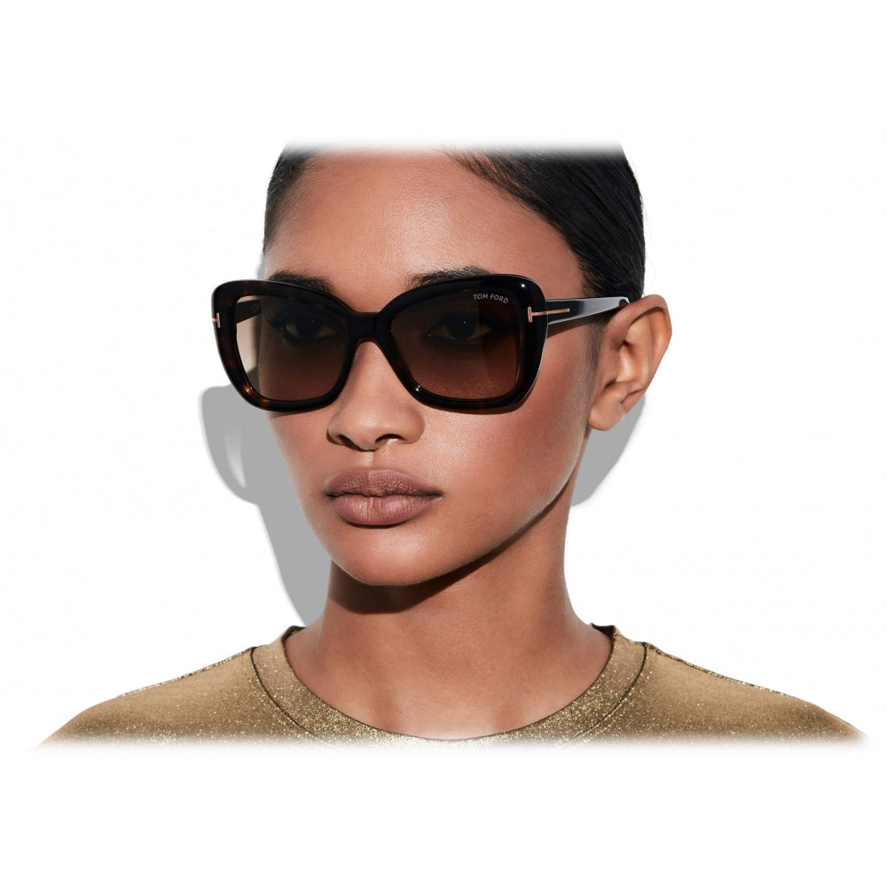 Tom Ford FT1008-52F 55mm New Sunglasses