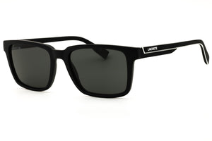 Lacoste L6032S-002 Matte Black Rectangular Sunglasses 54mm