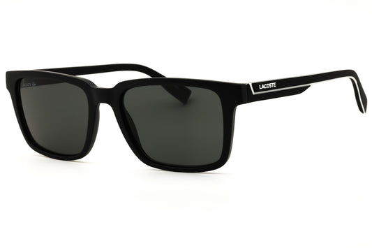 Lacoste L6032S-002 MATTE BLACK Rectangular Sunglasses 54mm Sunglasses