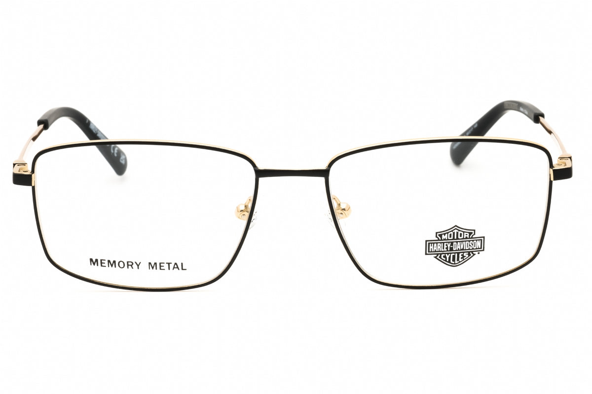 Harley Davidson HD50027-005 black Rectangular Eyeglasses 55mm