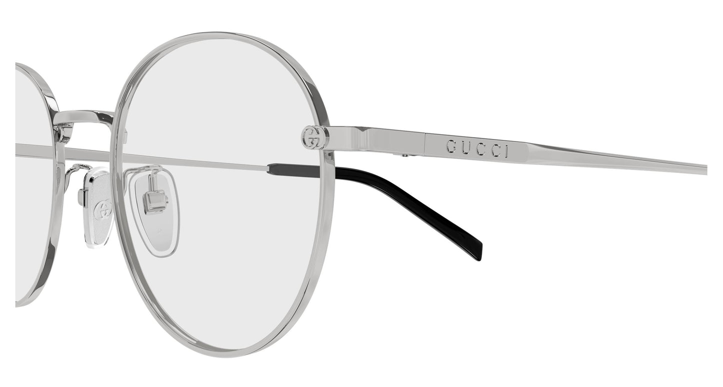 Gucci GG2004oA-003 eyeglasses in grey frame with clear lenses