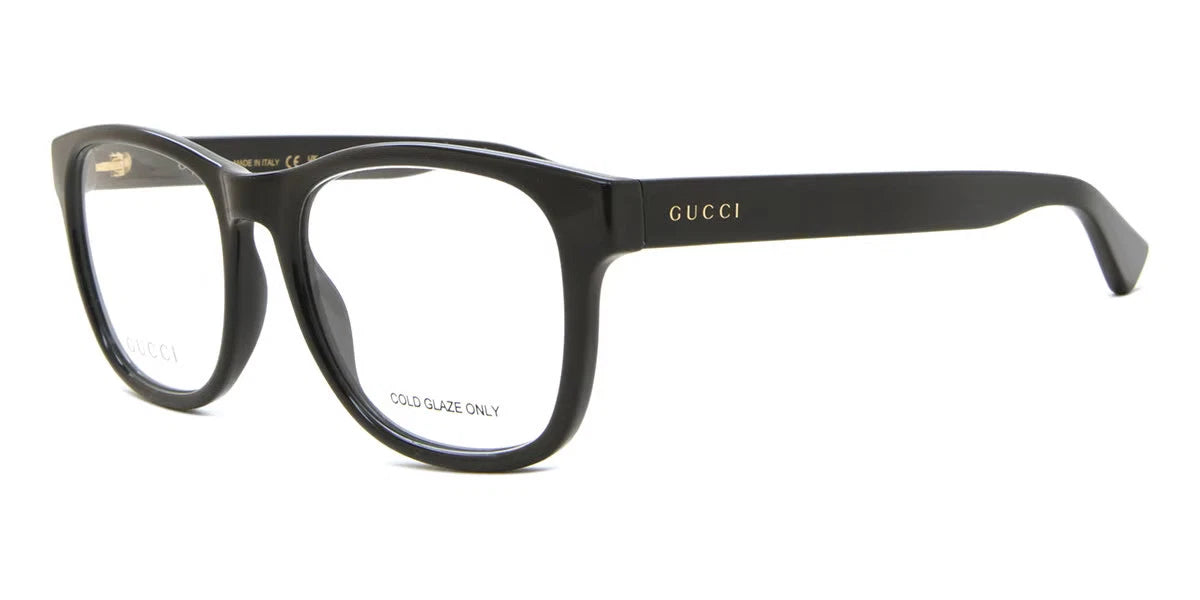 Gucci GG1344O-005 Black Rectangular Eyeglasses 56mm Eyeglasses