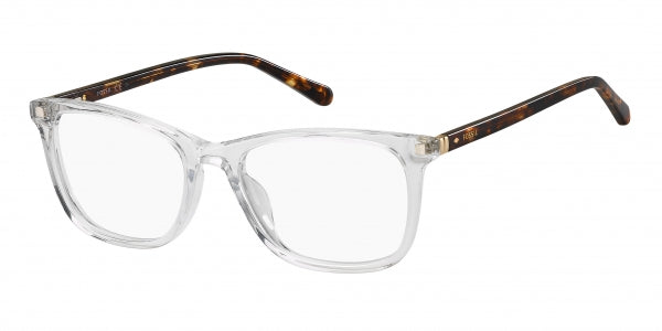 Fossil FOS-7085-900-52 CRYSTAL Rectangle Eyeglasses 52mm Eyeglasses