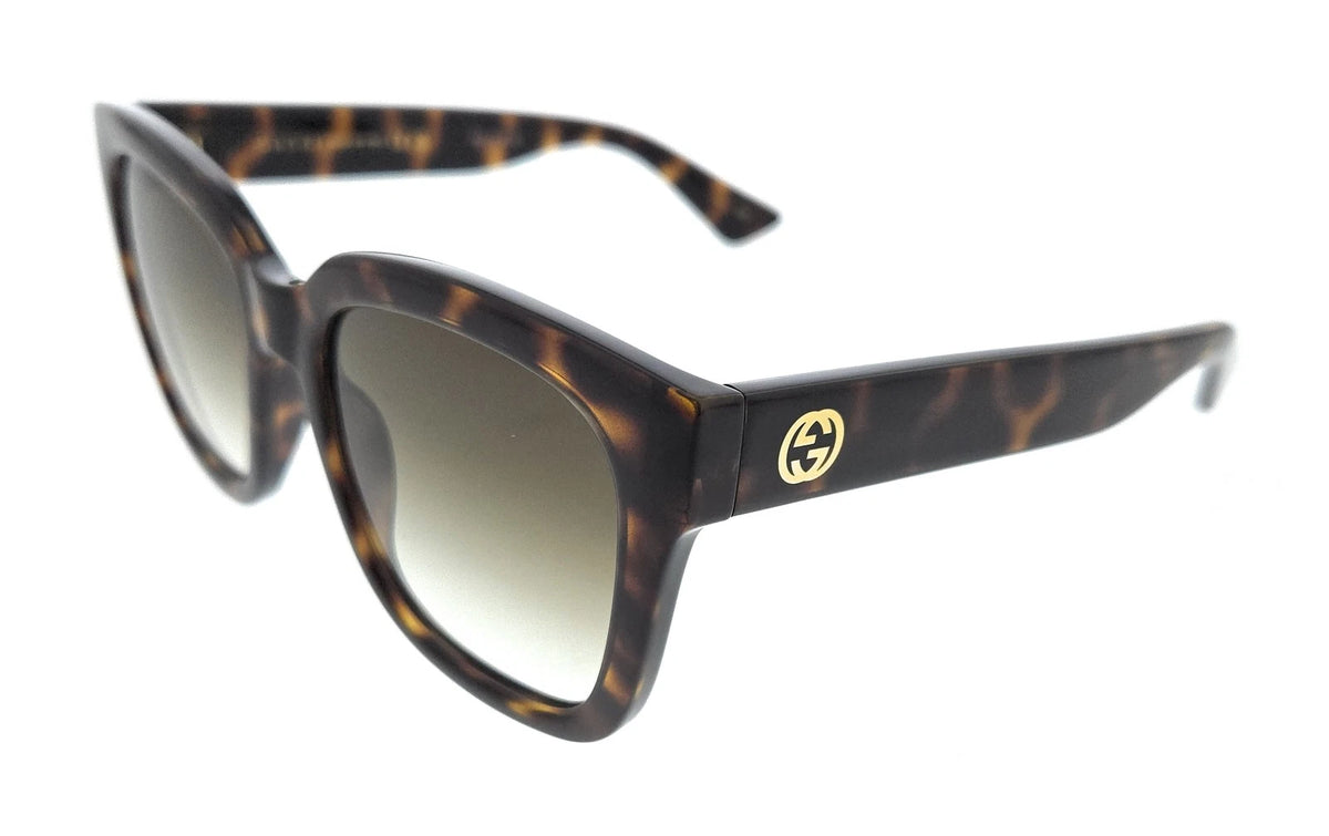 Gucci GG1338S-003 Havana Cat Eye Sunglasses 54mm Sunglasses