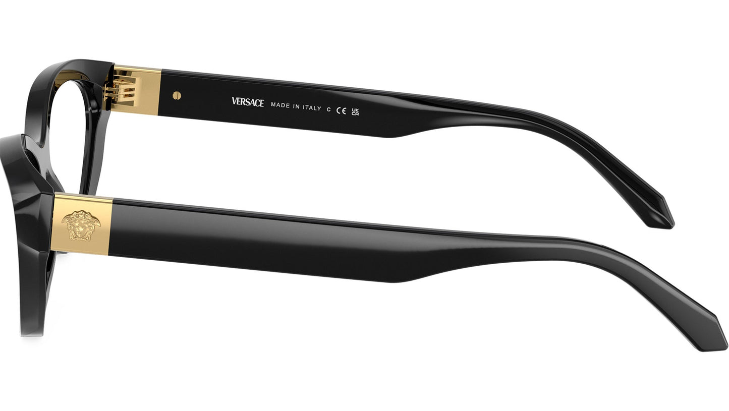 VERSACE 0VE3356-GB1-53 53mm New Eyeglasses