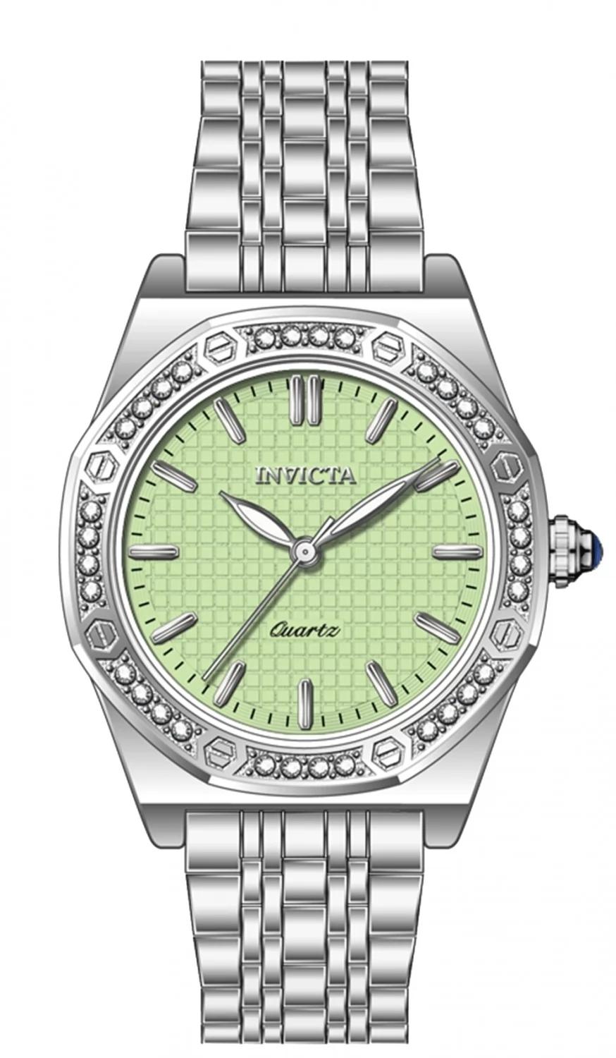 Invicta 69374 69374 Watch - Green Dial Stainless Steel Band