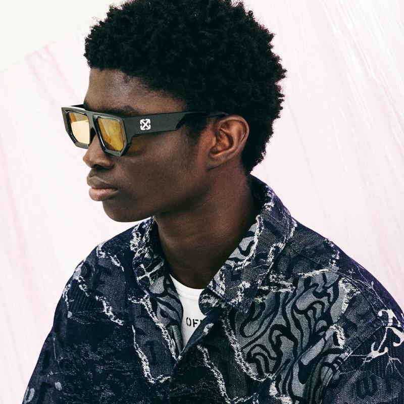 Off-White Vancouver OERI13FF24PLA0011018 53mm New Sunglasses