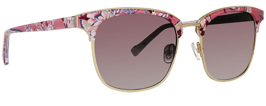 Vera Bradley JORDIE BOTANICAL PAISLEY PINK 54mm New Sunglasses