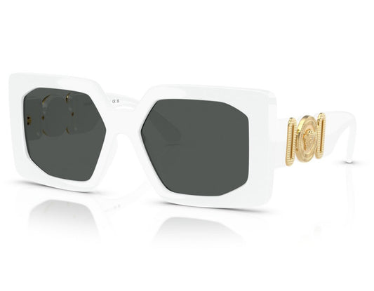Versace VE4478U-314/87 White Geometric Sunglasses 55mm