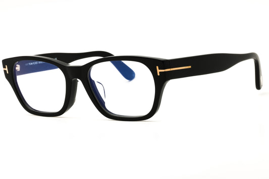 Tom Ford FT5781-D-B-001 shiny black Rectangular Eyeglasses 54mm Eyeglasses