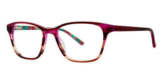 Vera Bradley VB-DENISE-RUMBA-GRID Multicolor Square Eyeglasses 50mm
