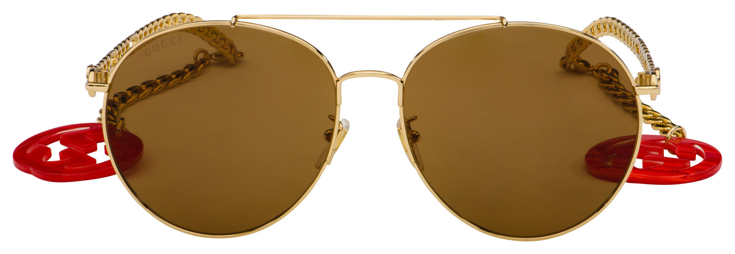 Gucci GG0725S-002-61 61mm New Sunglasses