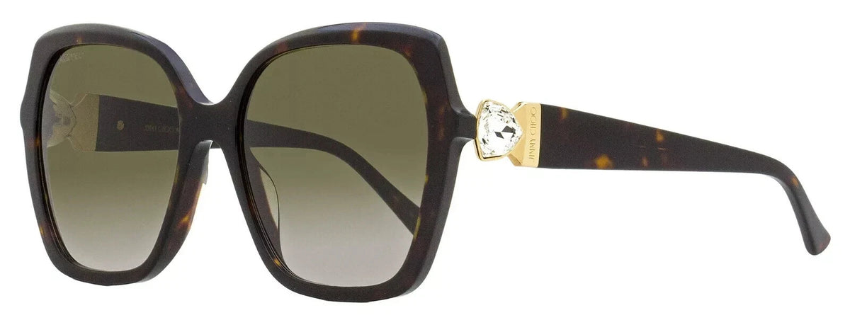 Jimmy Choo 0MANON-G-S-086-57 Brown Square SUNGLASSES 57mm Sunglasses